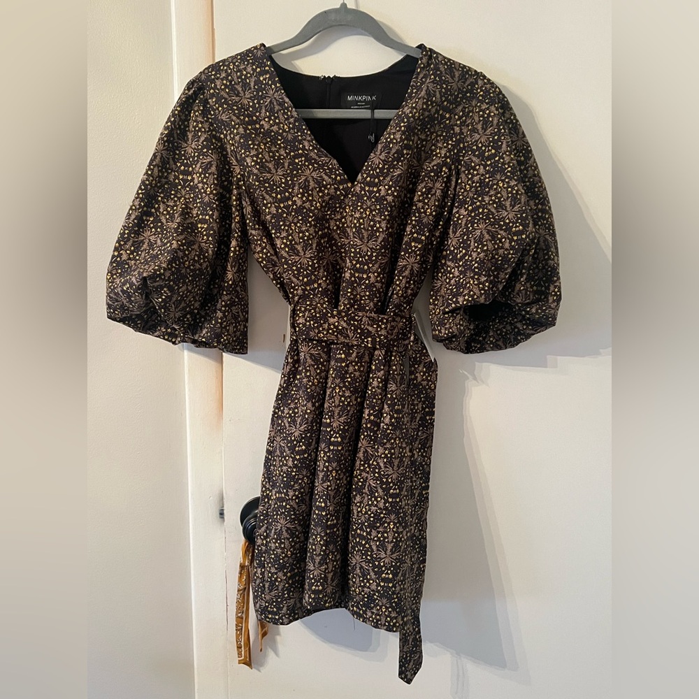 Mink pink mini dress